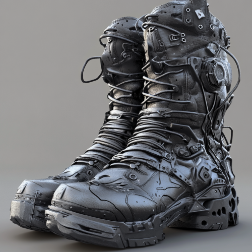 A Large Pair of Cosmic Rocker Boots