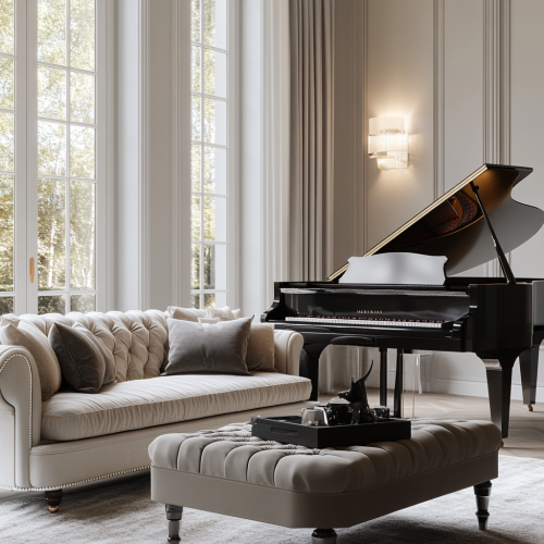 A Luxurious Hall Interior Design with Elegance