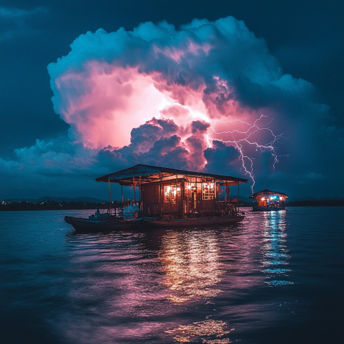 A Massive Thunderstorm Lighting up Catatumbo Lightning Venezuela A Massive Thunderstorm Lighting up Catatumbo Lightning Venezuela