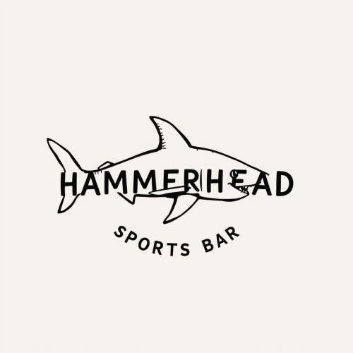 A Minimalist Logo for Hammerhead Sports Bar