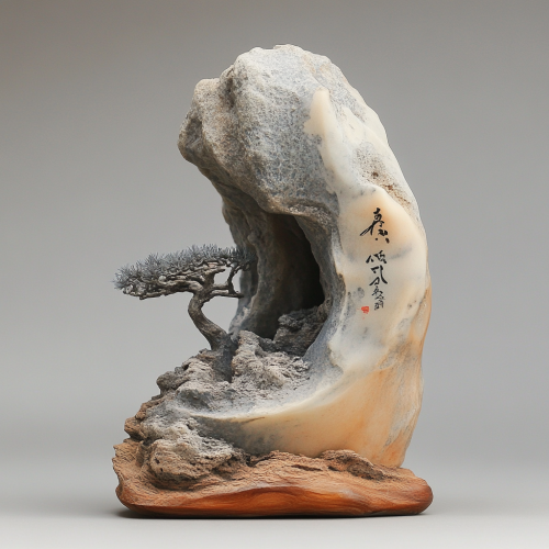 A Monet-style painting of Wu Earth Daymaster