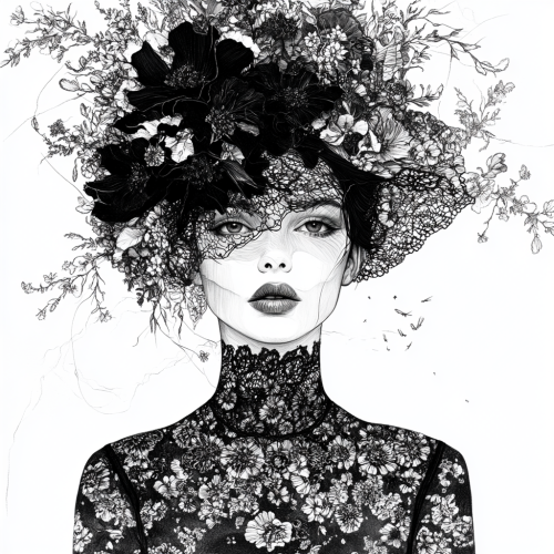 A Mysterious Victorian Portrait of Melancholy Beauty