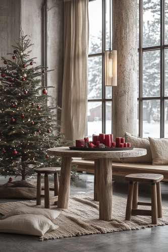 A Nordic Noel Room: Simple, Warm Elegance