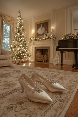 A Nutcracker Suite-Inspired Living Room Decoration