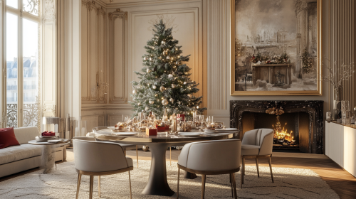 A Parisian Christmas in Charles Zana's Luxurious Apartment