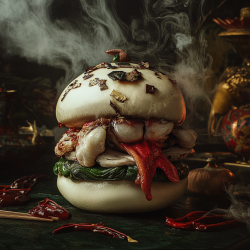 A Peking Duck Monster with Dim Sum