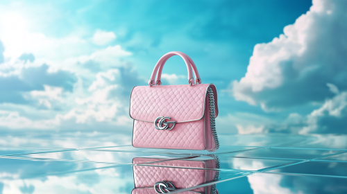 A Pink Gucci Bag with Silver Belt