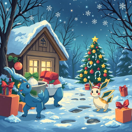 A Pokemon-Themed Christmas Celebration
