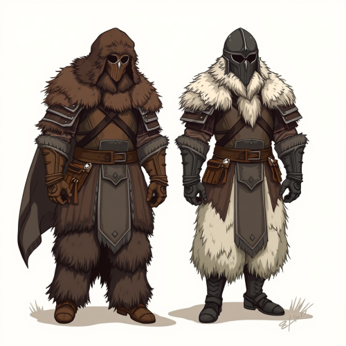 A Quick Illustration of Hide and Fur Armor