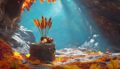 A Quiver and Leaves in a Colorful Cave