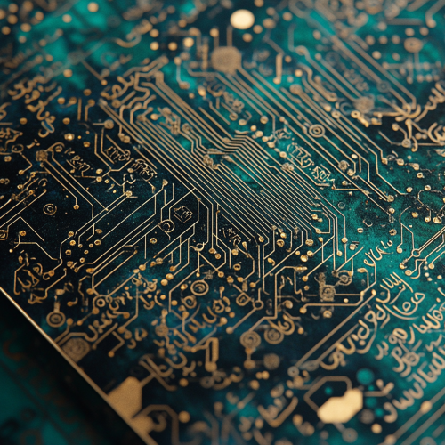 A Quran page merging spirituality with technology