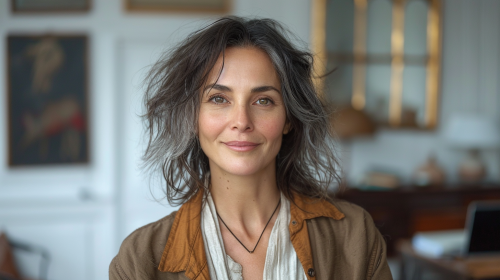 A Realistic Image of Chilean Female Consultant