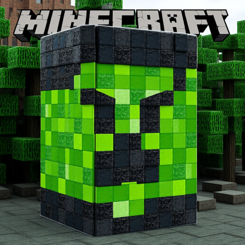 A Realistic Titan Minecraft Creeper