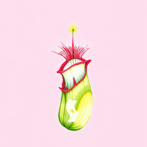 A Realistic Watercolour of Venus Fly Trap