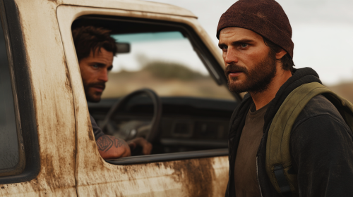 A Serious Conversation By Beige Ford Pickup