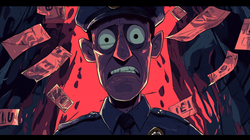 A Sinister Police Officer's Manipulative Power