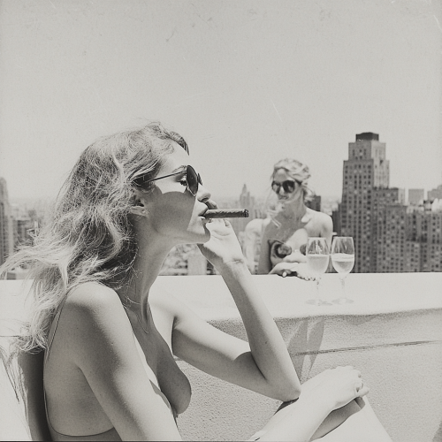 A Spanish girl at a party in New York