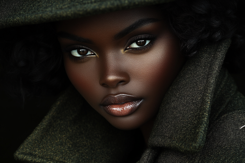 A Striking Portrait of Dark Woman by Marta Bevacqua