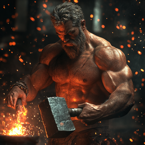 A Strong God of Weapons and Blacksmithing
