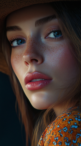 A Stunning Portrait of a Beautiful Woman