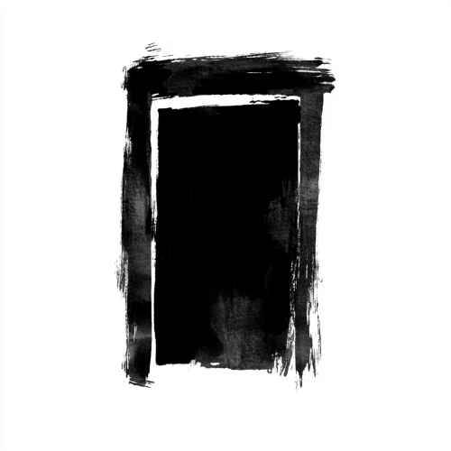 A Symbolic Door: Minimalist Invitation and Transition