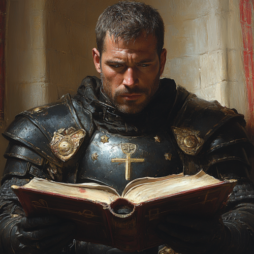 A Symmetrical Layout of Ancient Texts and Paintings