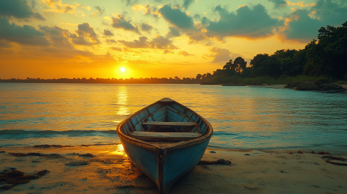 A Vibrant Evening in Nigeria's Landscapes