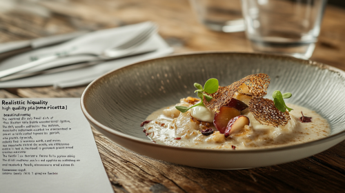 A Warm Porridge Dish with Berries and Chia