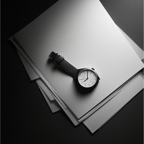 A Watch on Three Sheets of Paper