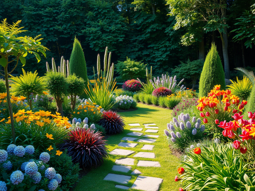A Well-Balanced, Colorful Garden Portfolio