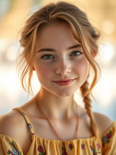 A White Girl Walking in the Park