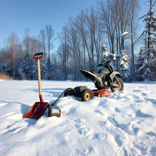 A Winter Scene with a Message for Max