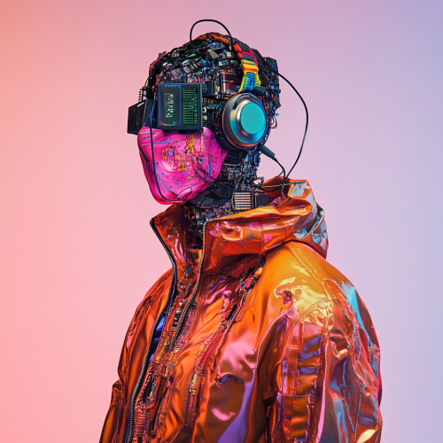 A Young Fashion Man in Ultra Realistic Wear