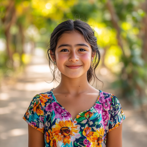 A Young Guatemalan Girl's Empowering Smile