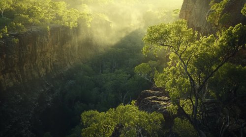 A cinematic photo of Kakadu National Park, mystic