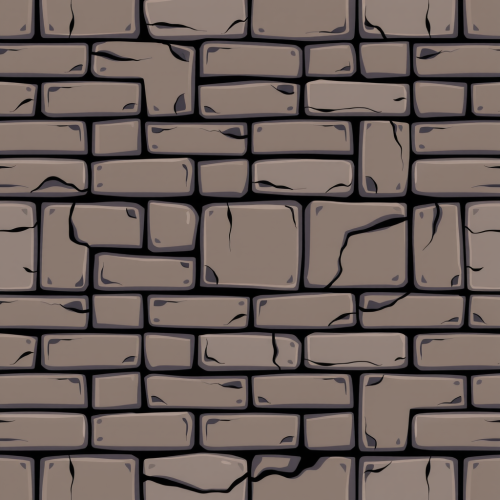 A detailed dark stone block texture cartoon