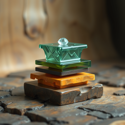 A display showing how stack works in Magic.