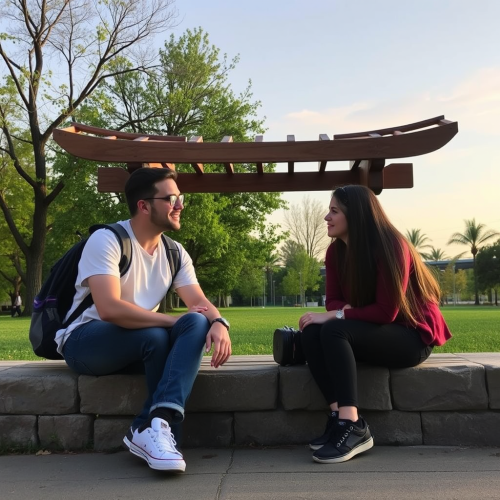 A happy child at the park.