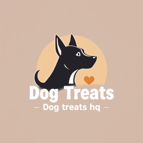 A logo for Dog Treats HQ pet store.