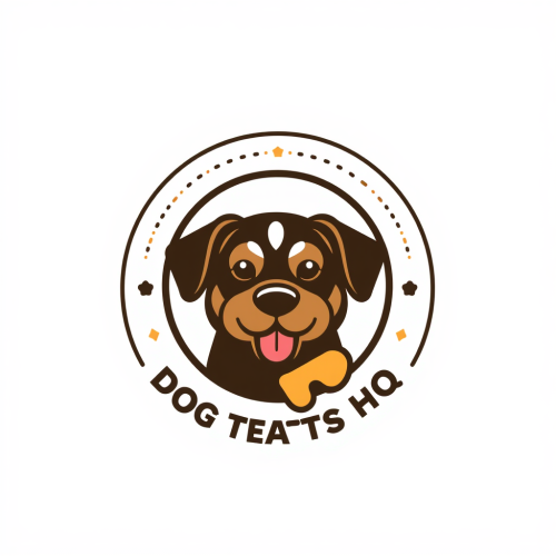 A logo for a dog treats pet store.