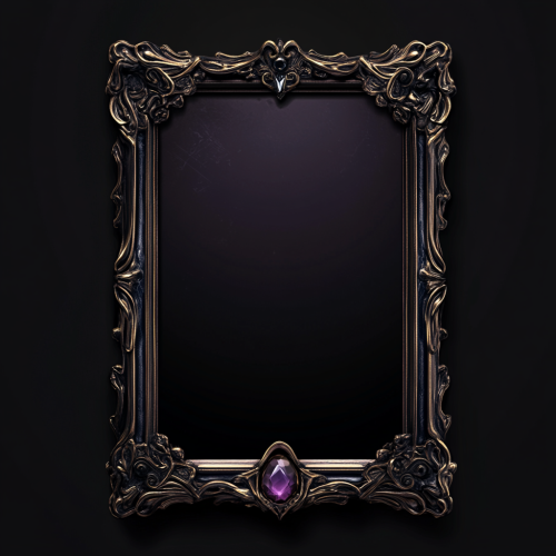 A magical card with crystal gem sparkle.