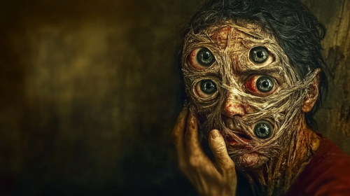 A scary demon with in basement