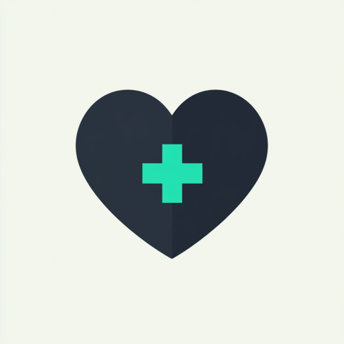A simple, calming icon symbolizing good health A simple, calming icon symbolizing good health