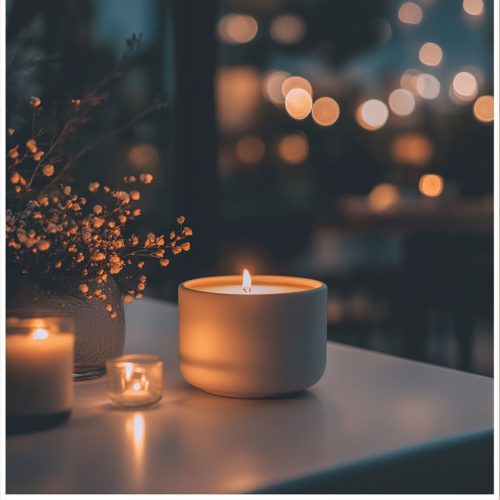 A warm, inviting profile picture background