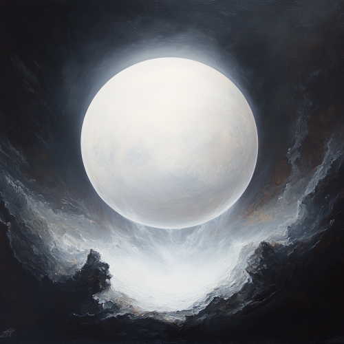 A white sphere radiating advanced technology and spiritual energy. A white sphere radiating advanced technology and spiritual energy.