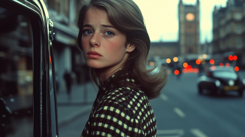 A young Charlotte Rampling in London, 1967.