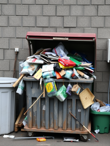 AI Image A Funny Way to Sort Waste