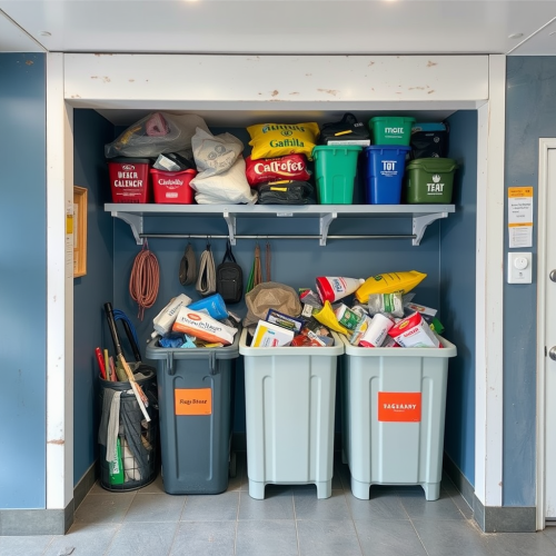 AI Image The Funny Waste Sorting Space Game