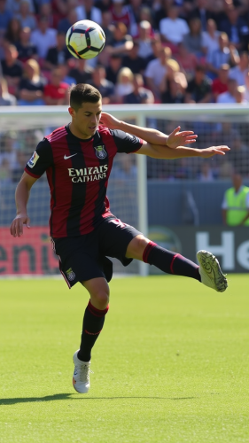 AI shows speed slapping Cristiano Ronaldo.