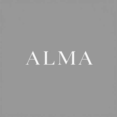 ALMA Logo: Simple, modern, elegant fashion brand.